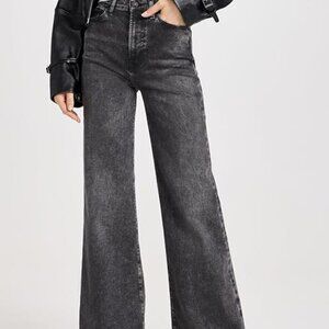 7 For All Mankind Ultra High Rise Jo Wide leg Jeans in Night